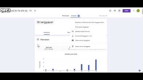 Mengolah nilai dari respons google form yang telah terisi format csv