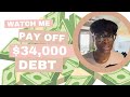 Debt series epi 1 34000 of consumer debt  watch me pay it off  how i budget  back in debt 