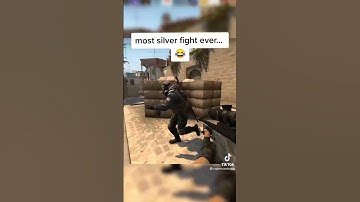 Authentic silver fight 😹😹😹 #shorts #csgo #csgofunny #csgosilver