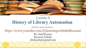 History of Library Automation
