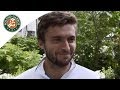 Gilles simons reaction after his 2014 french open r2 win