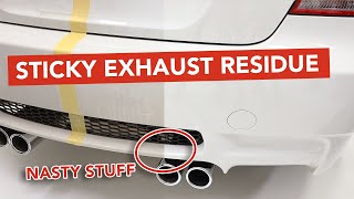 How To Remove Brown Exhaust Residue On Car Bumper – Staining On Paint screenshot 4