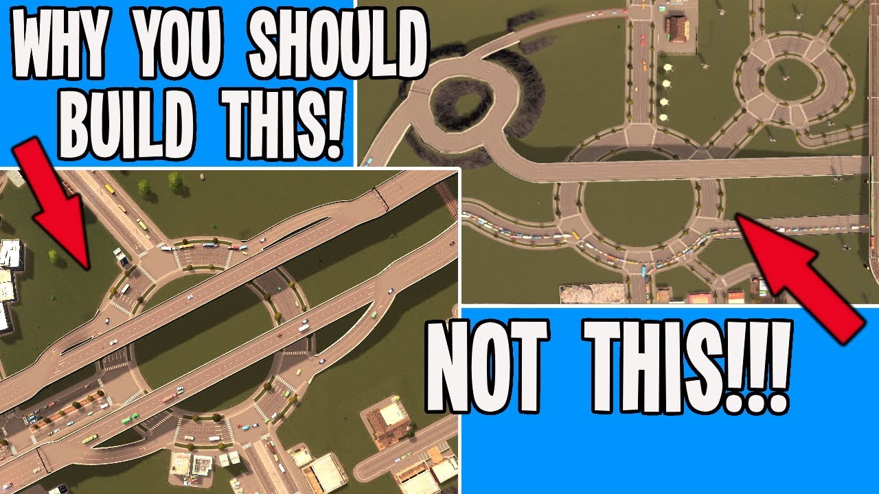 ⁣Why this Terrible Junctions causes Traffic HAVOC in Cities Skylines!