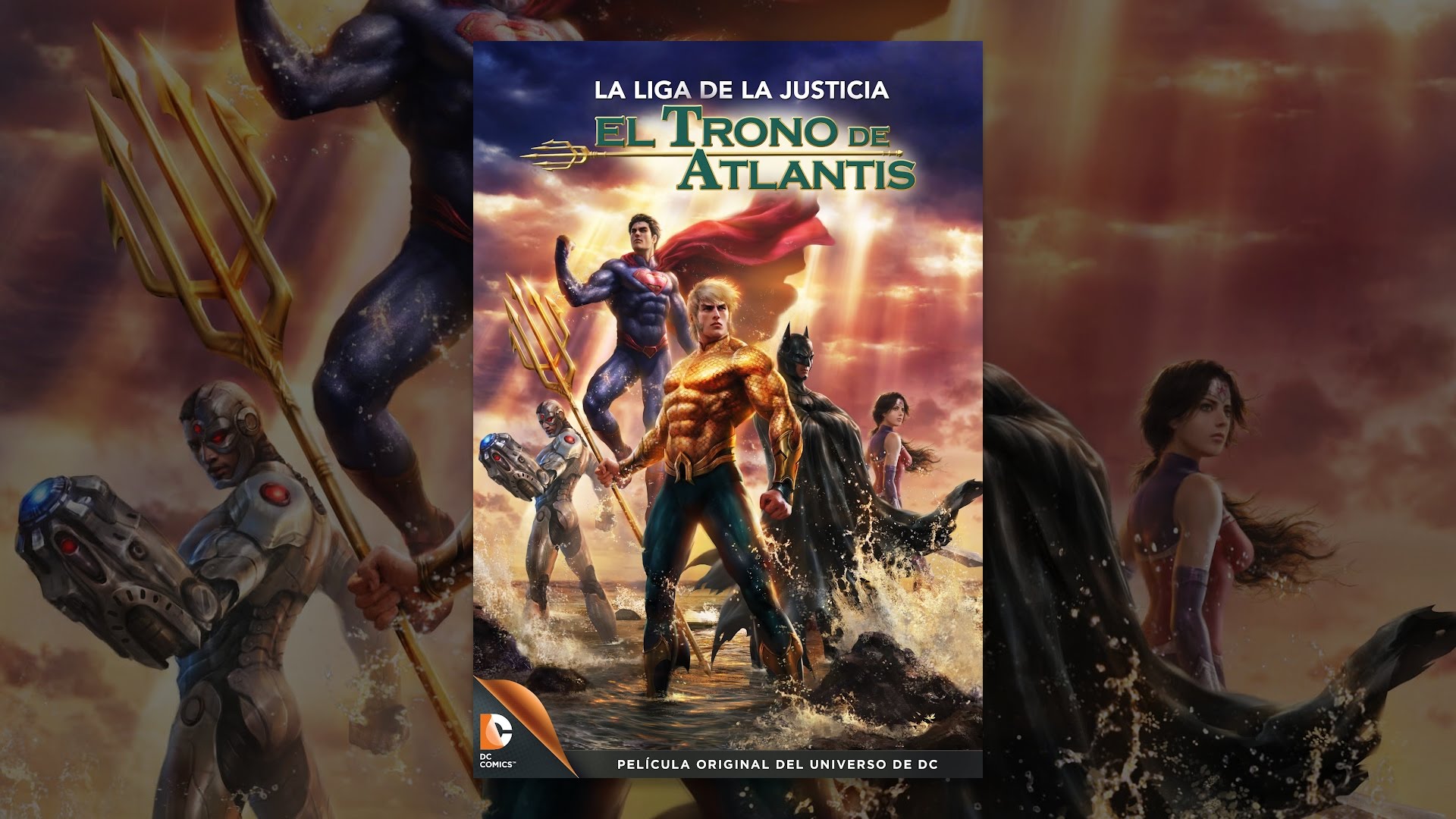 La Liga De la Justicia: El Trono De Atlantis - YouTube