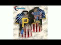 Pittsburgh Pirates Independence Day MLB Black Stylish Hawaiian Shirt