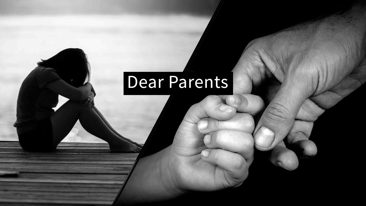 Dearest parents. Sad parents.