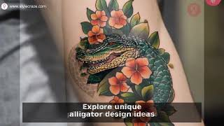 Ultimate Guide to Alligator Tattoo Meanings & Designs