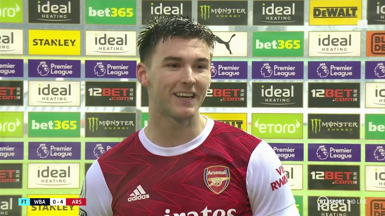 "The boys are calling it a cross!" Kieran Tierney inspires Arsenal to 4-0 victory over West Brom