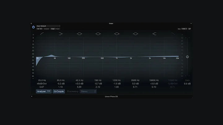 How to master your track: Linear Phase EQ