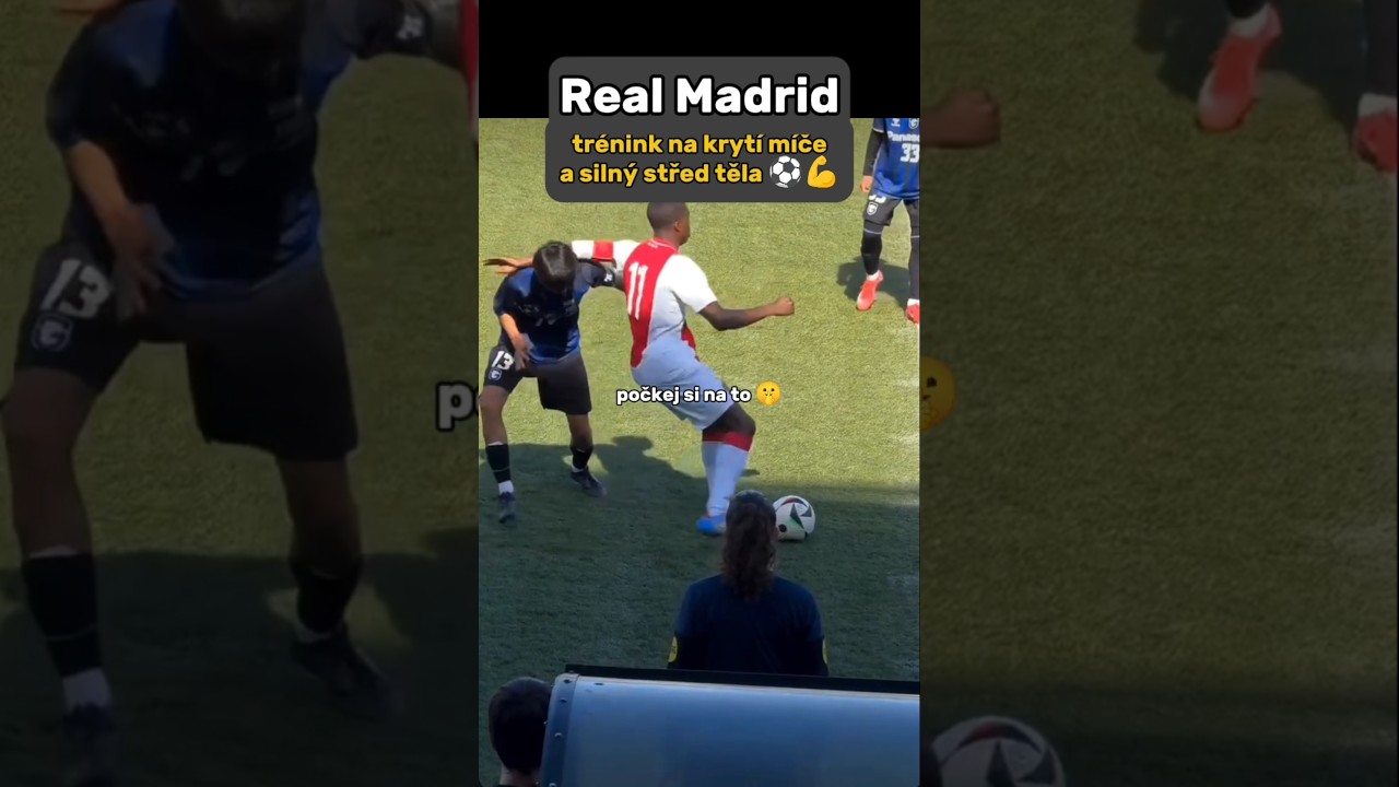 Trénink Reálu Madrid na krytí míče 💪⚽ 