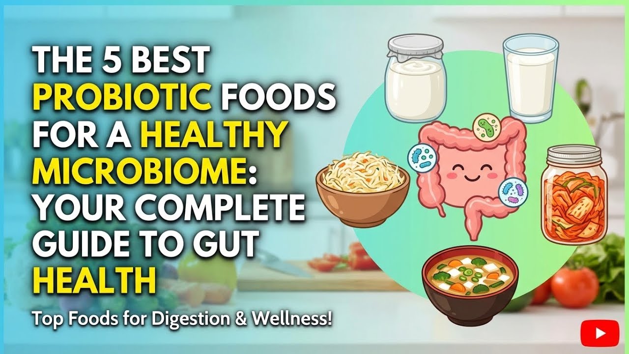 The 5 Best Probiotic Foods for a Healthy Microbiome: Your Complete ...