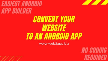 How To Convert WordPress Website Into App   WordPress Blog To Android App 2021 Video