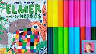 Elmer and the Hippos💖📚Kids Books Read Aloud