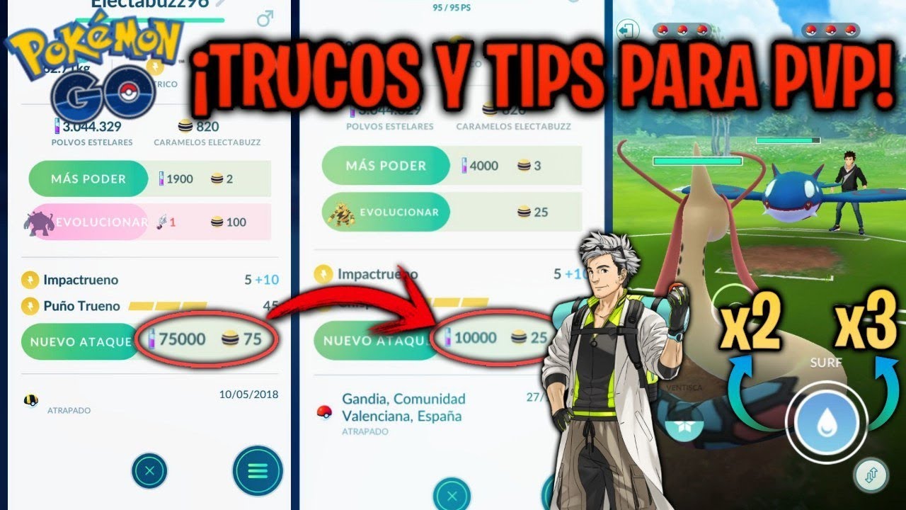 Pokémon GO: TODOS los ataques rápidos y cargados, stats y tipos