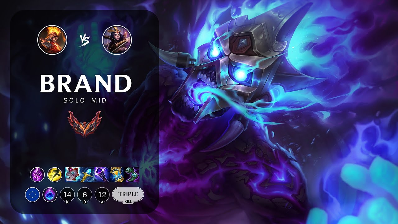 Brand Mid vs LeBlanc - EUW Grandmaster Patch 13.17
