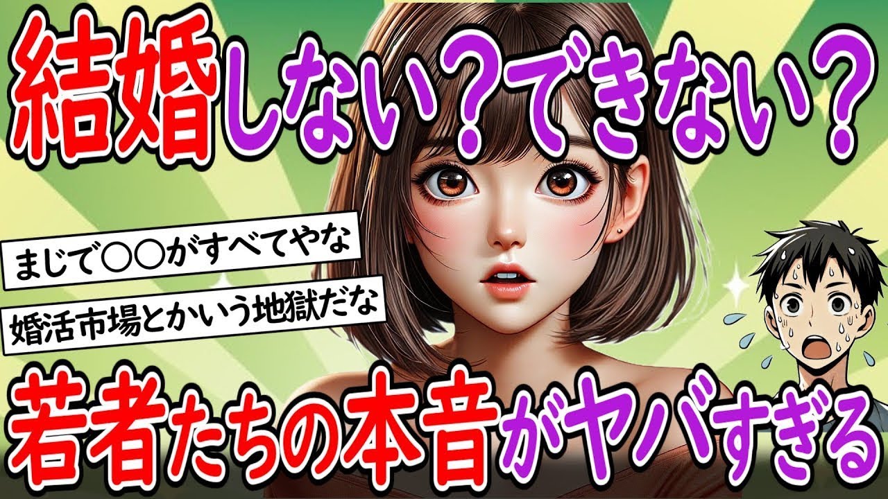 結婚をしないのか、できないのか？婚活をあきらめる若者の本音が深刻だ。少子化対策は“結婚”対策から始めるべきだ。