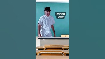 Introverted Teachers Be Like… #introvert #teacher #funny #school #classroom #comedy #reels #shorts
