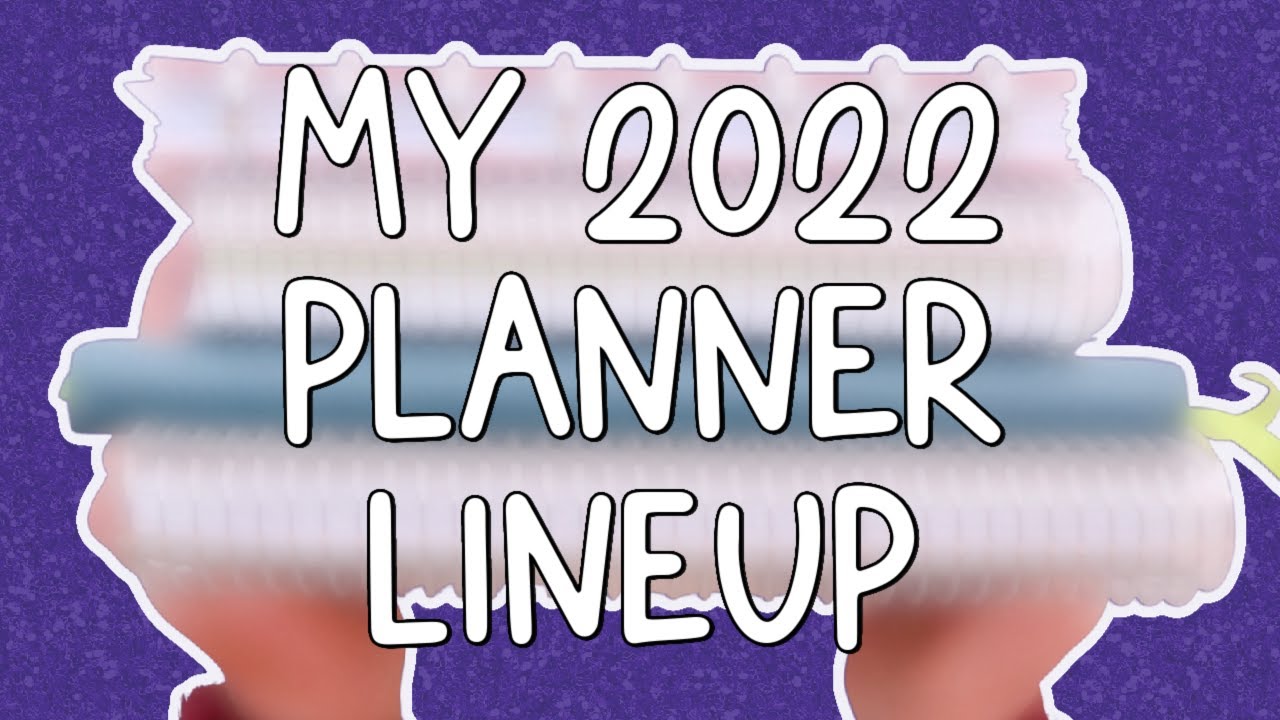 My 2022 Planner Stack! Time To Change Things Up - YouTube
