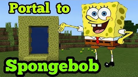 I entered the Spongebob Portal!!! in Minecraft pe