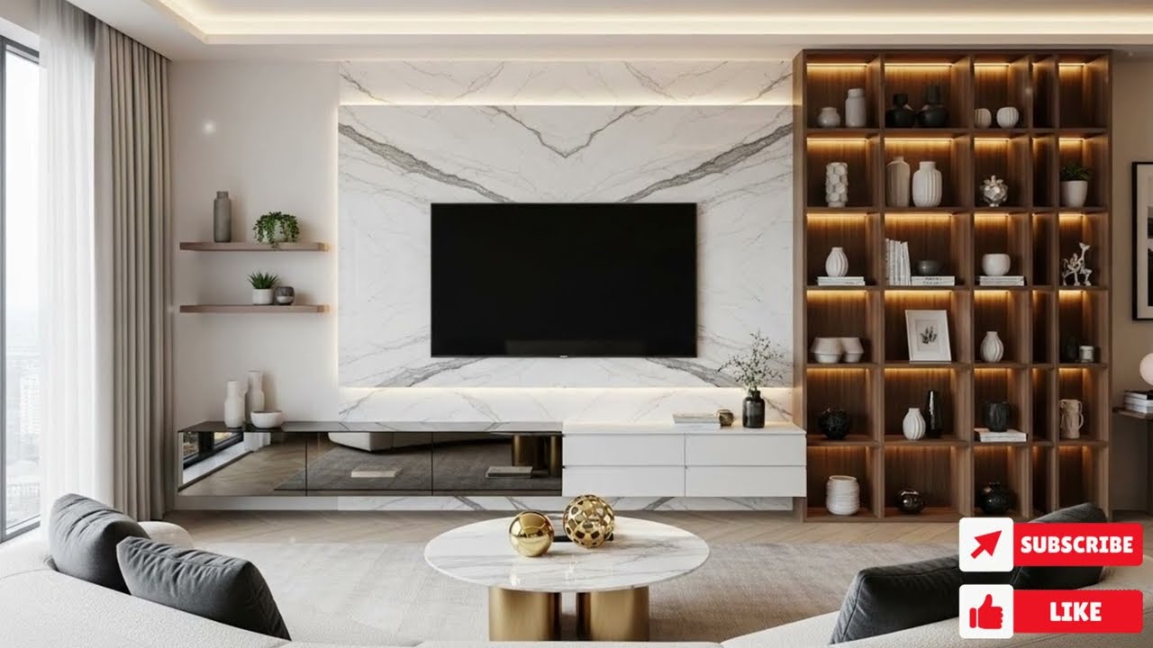 200+ Elegant Modern Living Room TV Unit Designs 2026 | TV Stand & Modern Home Interior Trends