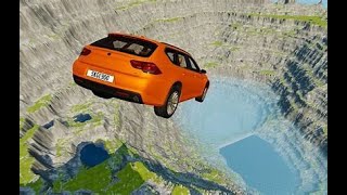 BeamNG Cliff Crashes #4