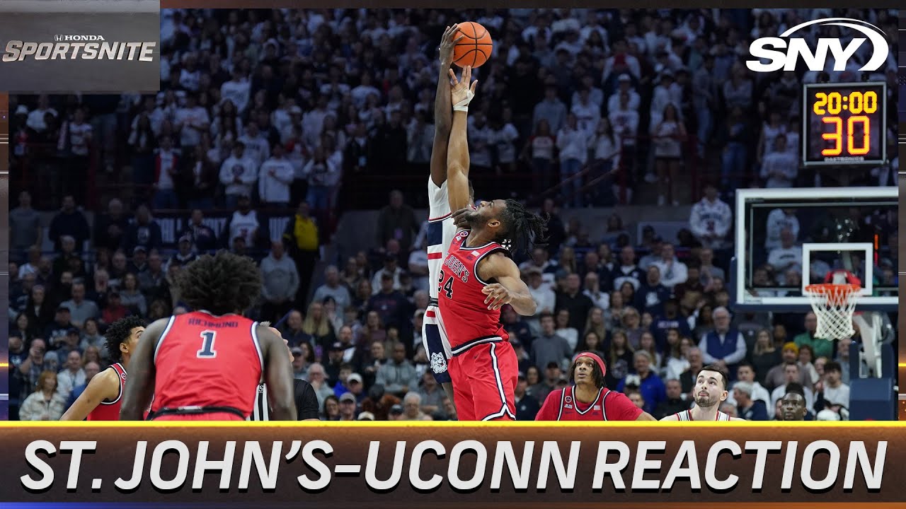 Vin Parise breaks down St. John's big road win over UConn | SportsNite | SNY