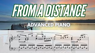 From a Distance – Advanced Piano Arrangement with Sheet Music | Bette Midler