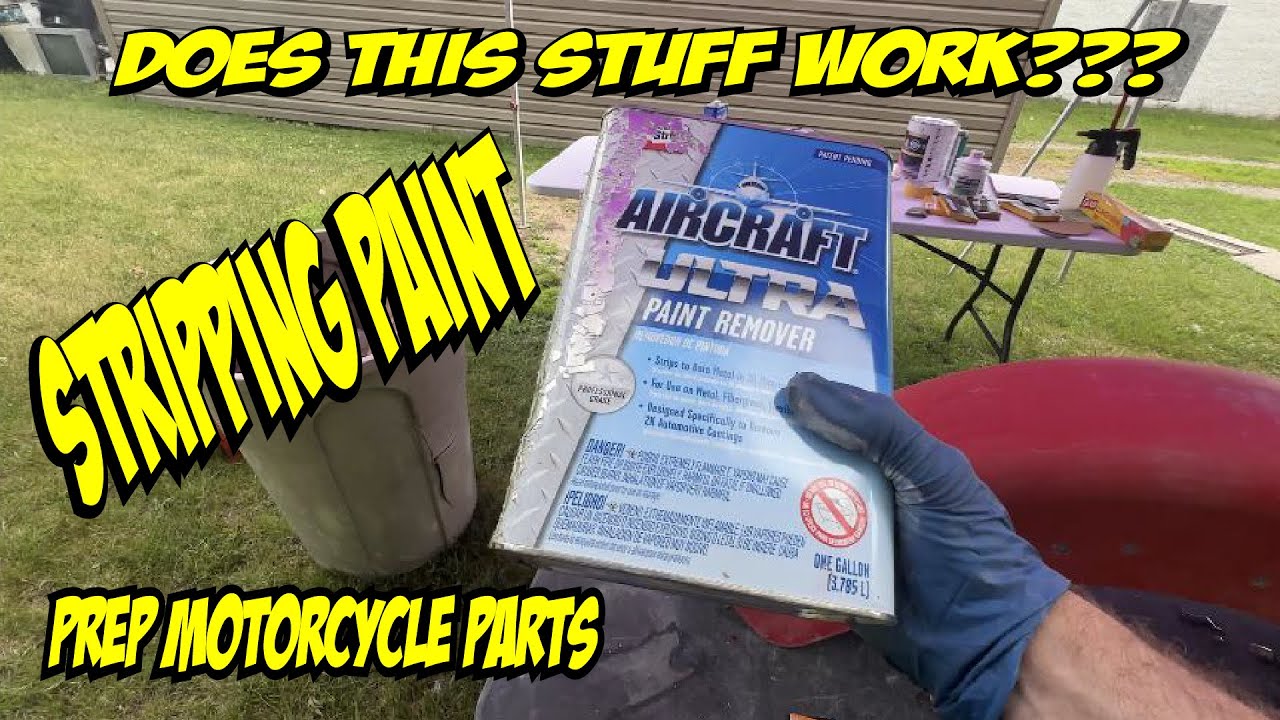 Stripping Motorcycle Parts for Paint Aircraft Ultra Paint Remover