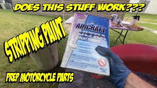 Stripping Motorcycle Parts for Paint- Aircraft Ultra Paint Remover
