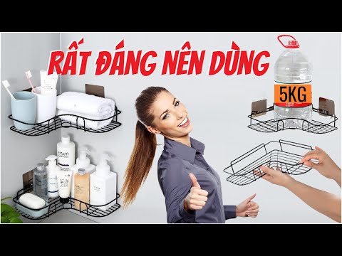 Video KỆ GÓC DÁN TƯỜNG ĐA NĂNG SIÊU CHẮC KHÔNG CẦN KHOAN ĐỤC - youtube