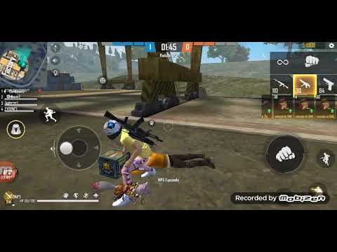 Jogando free fire