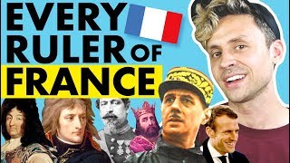 Every leader of France, EVER