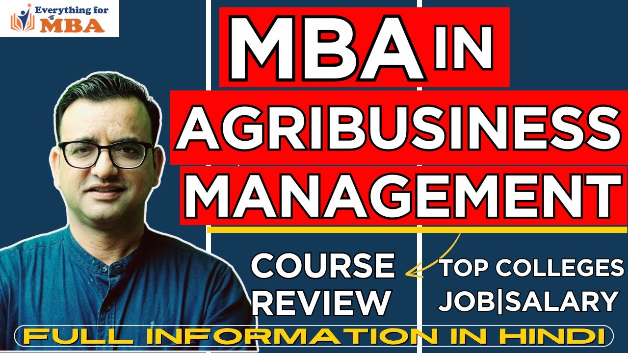 MBA IN AGRIBUSINESS MANAGEMENT | COURSE DETAILS | | EXAMS ...