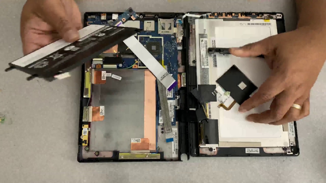 Inside of my old Lenovo ThinkPad Tablet