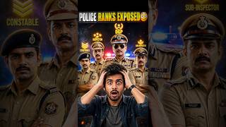INDIAN POLICE RANKS EXPOSED 😳 #shorts #indianpolice