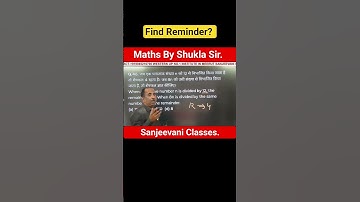 Maths By Shukla Sir Selected #shorts #viral
