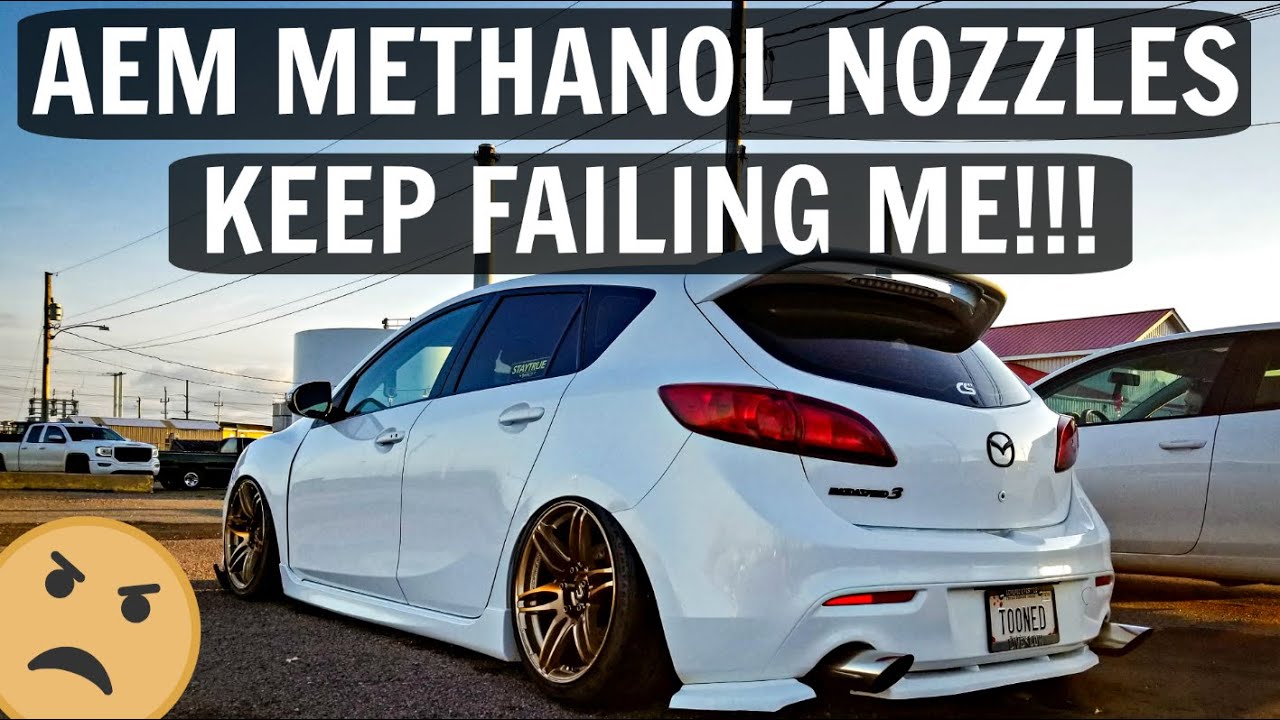 AEM Methanol Solenoid Installation & Test Pulls! (Mazdaspeed 3)