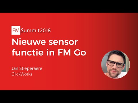 Nieuwe sensor functie in FM Go - Jan Stieperaere