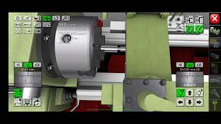 Taper Turning and Undercutting Lathe Simulator Operation