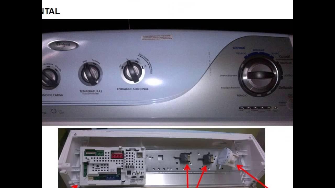 Como reparar Lavadora Whirlpool Automatica Diagrama Manual y Soporte