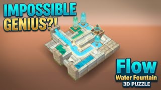 Classic - Genius - Level 46 | Flow Water Fountain 3D Puzzle | Walkthrough, Gameplay, No Commentary