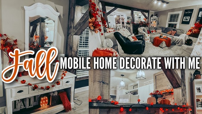 2022 FALL HOME TOUR* | single wide mobile home Fall decor | MOBILE ...