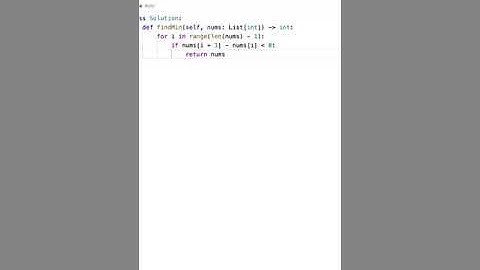 Leetcode #154: Find Minimum in Rotated Sorted Array II #coding #python #programming #code #windows