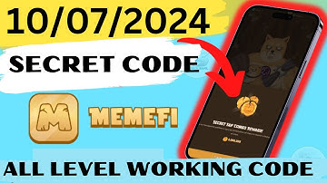 🤫(Level 1-12) Memefi Secret Reward Combo |Memefi 4,000,000 Coins Code | Memefi Combo Code |#memefi