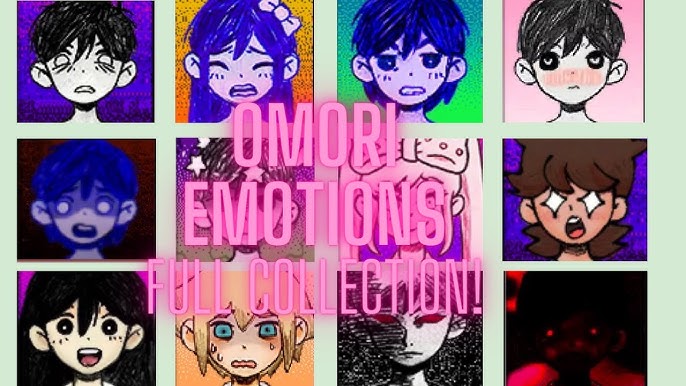 Drew an emotion chart for a favorite character of mine! : r/OMORI