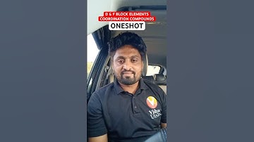 D & F BLOCK ELEMENTS, COORDINATION COMPOUNDS - Oneshot #chemistry #naveensir #jee2026 #jee #kiransir