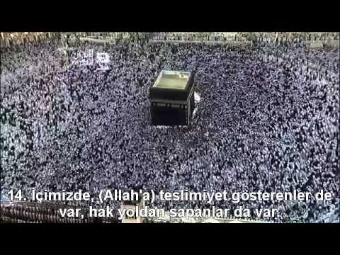 072 Cin Suresi İbrahim Jibreen Türkçe Altyazılı Mealli