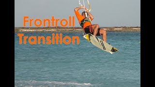 How To Kitesurf Frontroll Transition