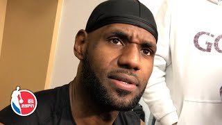 Lebron james reflects on the los angeles lakers' seventh consecutive
win of 2019-20 nba regular season after a victory agains memphis
grizzlies. jame...