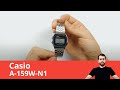 Часы Casio A-159W-N1. Обзор и настройка.